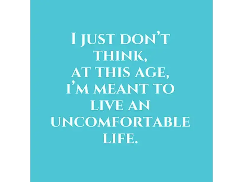 Mary Phillips Design I Just Don't Think, At This Age Napkins