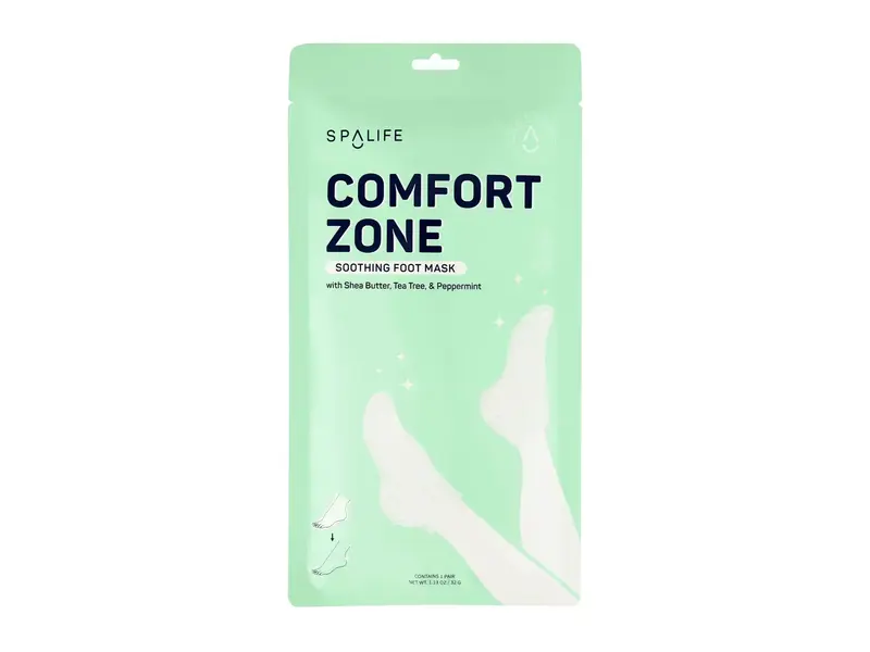 My Spa Life Comfort Zone Soothing Foot Mask with Shea Butter & Tea Tree