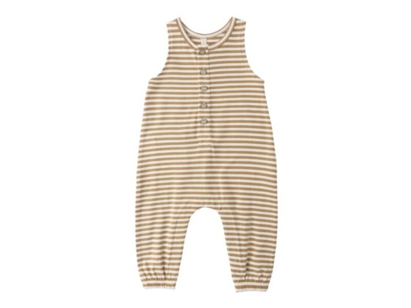Rylee + Cru LLC SLEEVELESS JUMPSUIT || HONEY STRIPE