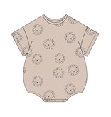 Rylee + Cru LLC RELAXED SHORT SLEEVE BUBBLE ROMPER || LION