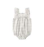 Rylee + Cru LLC MAYA ROMPER || BLUE PLAID
