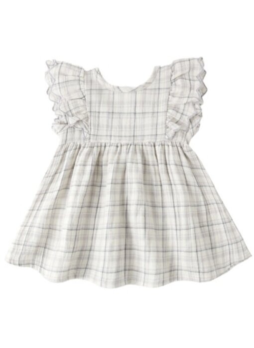 ALINA DRESS || BLUE PLAID