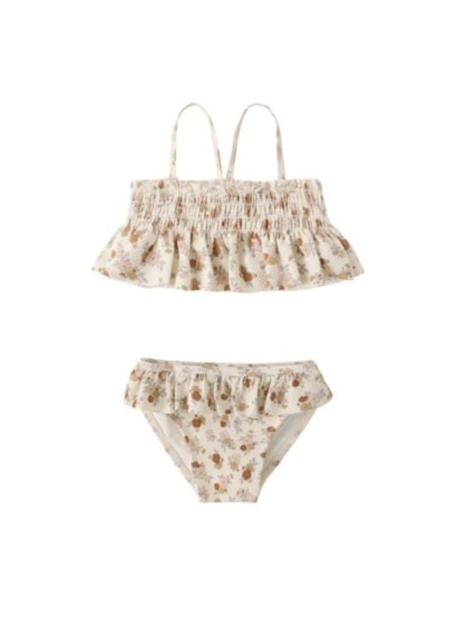 SMOCKED RUFFLE BIKINI || BLOOM