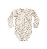 Rylee + Cru LLC BYRON RASHGUARD ONE-PIECE || WILDFLOWER