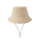 Rylee + Cru LLC BUCKET HAT || HONEY STRIPE SMALL