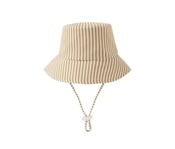 BUCKET HAT || HONEY STRIPE SMALL