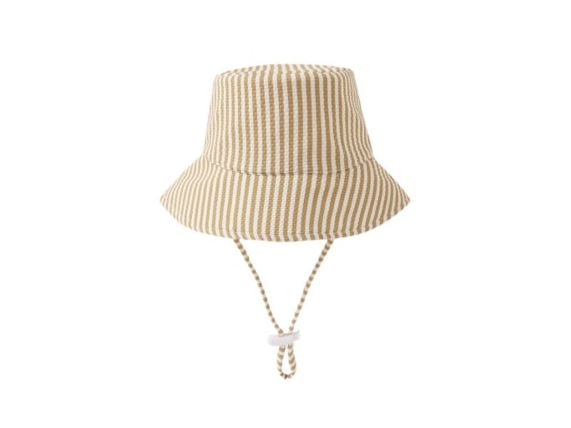 Rylee + Cru LLC BUCKET HAT || HONEY STRIPE SMALL