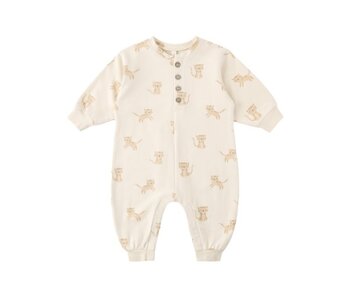 RELAXED FLEECE JUMPSUIT || TIGERS