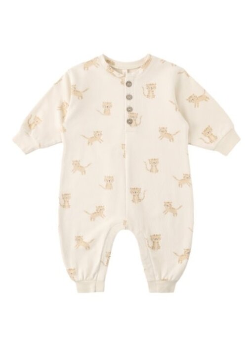 RELAXED FLEECE JUMPSUIT || TIGERS