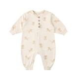 Rylee + Cru LLC RELAXED FLEECE JUMPSUIT || TIGERS