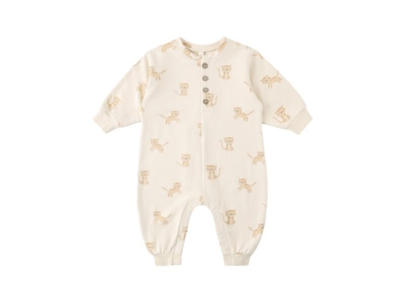 Rylee + Cru LLC RELAXED FLEECE JUMPSUIT || TIGERS