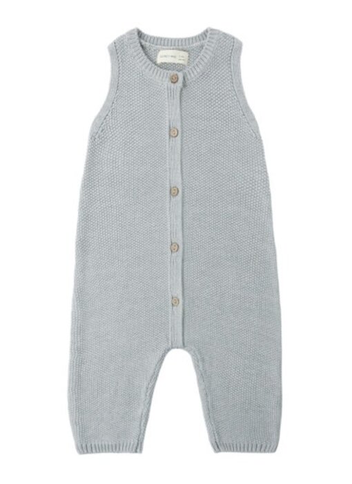 KNIT JUMPSUIT || HEATHERED SKY