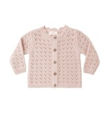 Rylee + Cru LLC SCALLOPED CARDIGAN || BLUSH