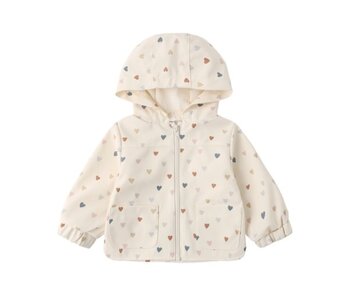 RAIN COAT || CONFETTI HEART SMALL