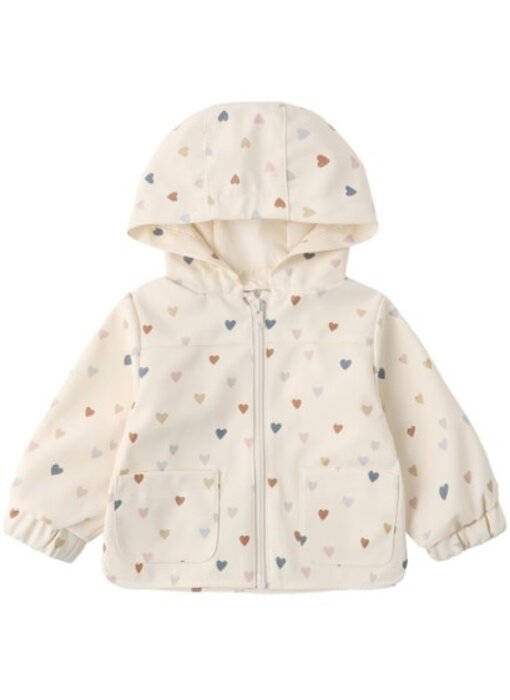 RAIN COAT || CONFETTI HEART SMALL
