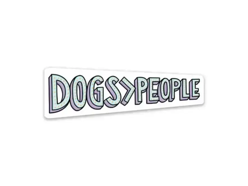 Big Moods Dogs People Sticker