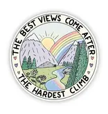 Big Moods The Hardest Climb Motivational Sticker