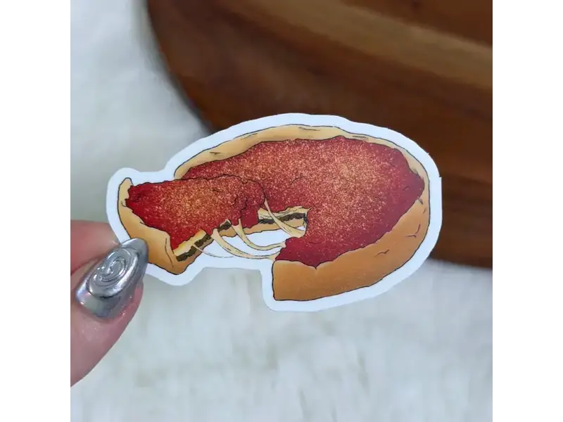 Big Moods Deep-Dish Pizza Sticker