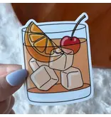 Big Moods Old Fashioned Cocktail Sticker