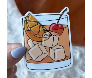 Old Fashioned Cocktail Sticker