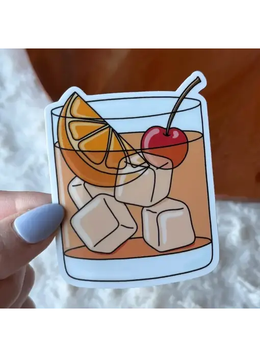 Old Fashioned Cocktail Sticker