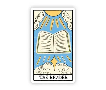 "the Reader" Tarot Card Sticker