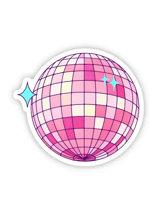 Discoball Pink Sticker