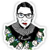 Big Moods Ruth Bader Ginsburg Sticker