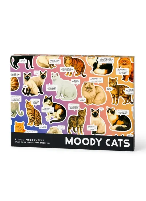 Moody Cats 1000 Piece Puzzle