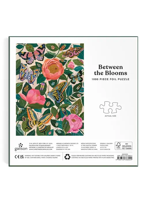 Between the Blooms 1000 Piece Foil Puzzle