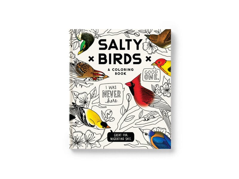 Chronicle Books Salty Birds Coloring Book