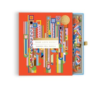 FRANK LLOYD WRIGHT SAGUARO CACTUS & FORMS 750 PIECE SHAPED FOIL PUZZLE