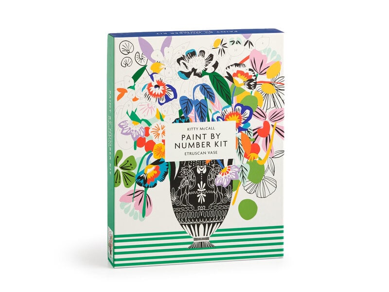 Chronicle Books Kitty McCall Etruscan Vase 9 x 12" Paint by Number Kit