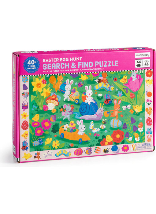 Easter Egg Hunt 64 Pc Search And Find Puzzle