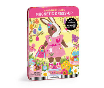 Garden Bunnies Magnetic Dress-up