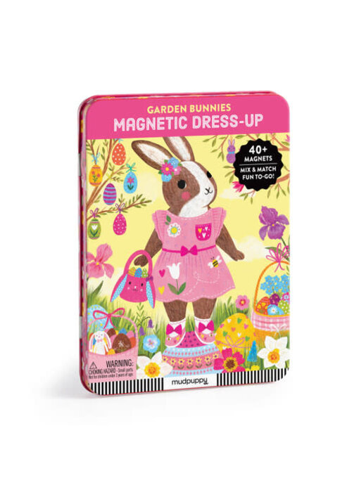 Garden Bunnies Magnetic Dress-up