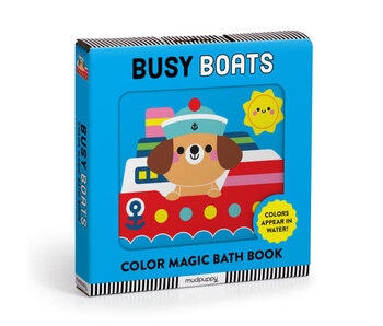 Busy Boats Color Magic Bath Book