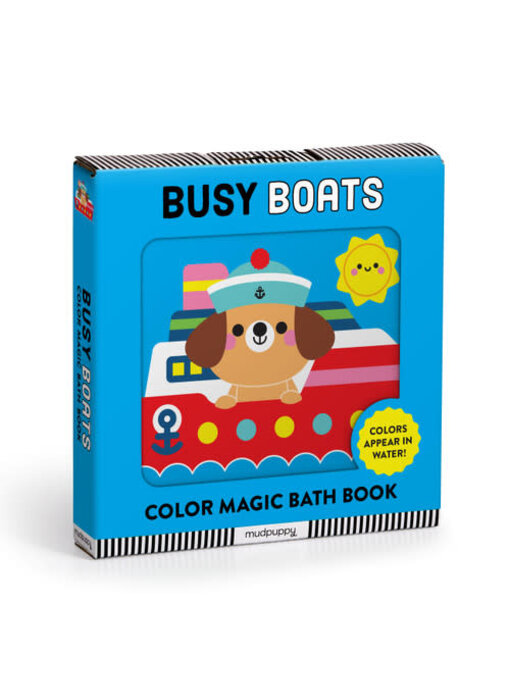 Busy Boats Color Magic Bath Book