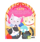 Chronicle Books Cats Coloring Book + Stickers
