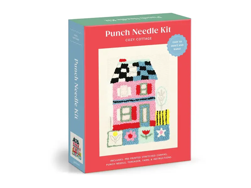 Chronicle Books Cozy Cottage Punch Needle Kit
