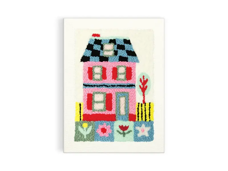 Chronicle Books Cozy Cottage Punch Needle Kit