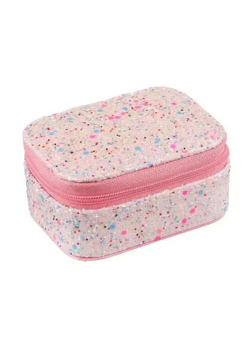 Rainbow Confetti Glitter Mini Jewellery Box