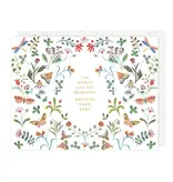 Seedlings Butterfly Garden - Baby Card