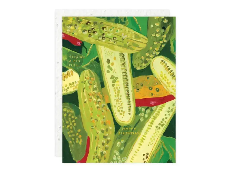 Seedlings Pickles - Birthday Card