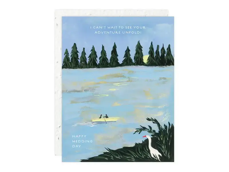 Seedlings The Adventure of Us - Wedding Card