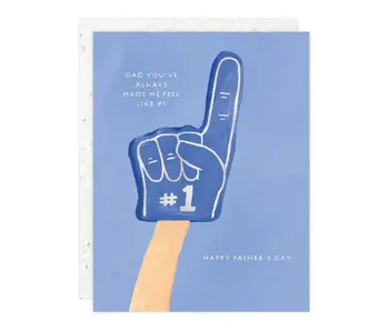 #1 Dad - Father's Day Card