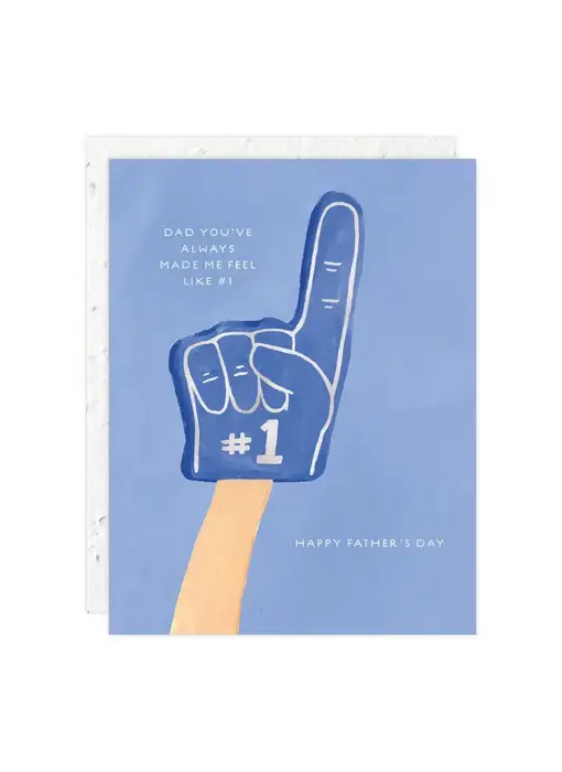 #1 Dad - Father's Day Card