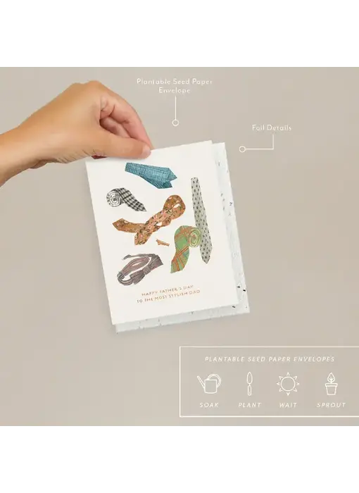Dad's Ties - Father's Day Card