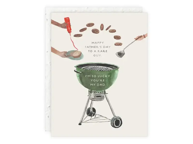 Seedlings Grilling - Father's Day Card