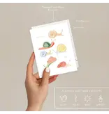 Seedlings Snails - Just To Say Hi Card